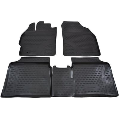J&J AUTOMOTIVE | Tapis De Sol En Caoutchouc 3D Exclusive Pour Toyota Prius 2009-2016 noir