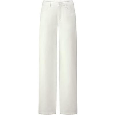 Wide Fit-jeans Van Peter Hahn wit