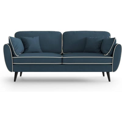 3-zitsbank Zara linnen met contrast piping | NADUVI Collection