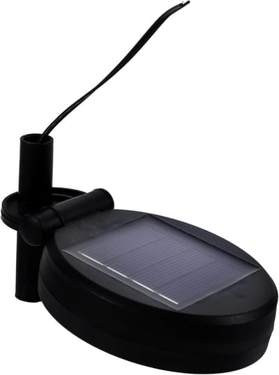 Solar Paneel Set - Oplaadbare Batterij Houder - Tuinverlichting Maken - Draaibaar Ontwerp - 12.5x7.5x6cm - Assorti