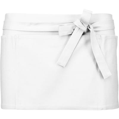 Schort/Tuniek/Werkblouse Unisex One Size Kariban White 100% Katoen