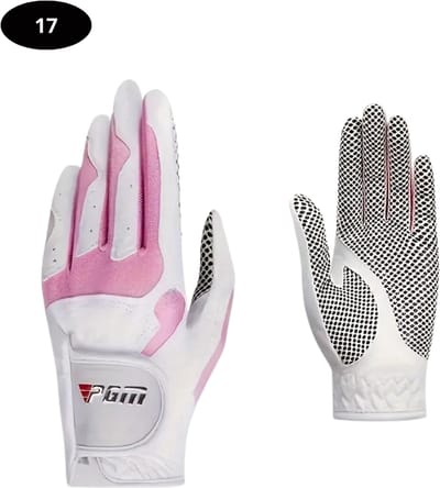 Nivard Golfhandschoenen 2 Stuks - Golf Accessoires - Handschoen AntiSlip - Dames - Roze - Maat XS