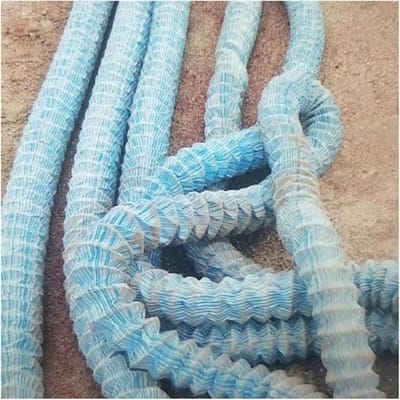 Geperforeerde Drainageslang - Flexibele Afvoerslang - Wateroverlast Voorkomen - Vliesfilterlaag - 35 Meter Lang - Zwart