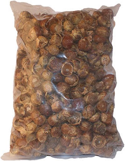 Indiase Wasnoten Sapindus Mukorossi 1 kg met zakje