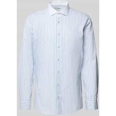 Slim Fit business-overhemd met Kentkraag