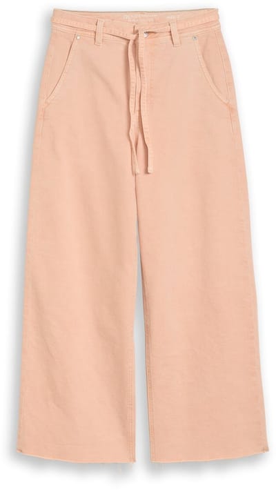 Tom Tailor Denim - TTMIJA CULOTTE jeans met strikceintuur - Maat XL - Orange Parfait