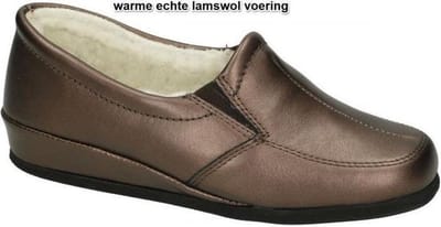 Rohde -Dames - brons - pantoffels - maat 37.5
