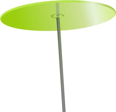 Zonnevangers Cazador Del Sol - tuin decoratie voor buiten - Groen Ø200mm x 175cm Set1