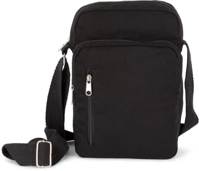 Kimood Katoenen handtas met schouderriem KI0375 - Black - One size