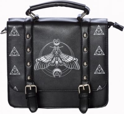 Banned Handtas MOT - Nachtvlinder Gothic Handtas - klein formaat - (bxhxd) ca. 24cm x 20cm x 8cm