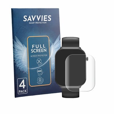 Savvies - Screenprotector voor Lgnitek A2 2.2" - Folie Beschermfolie transparant volledig dekking 4 Stuks
