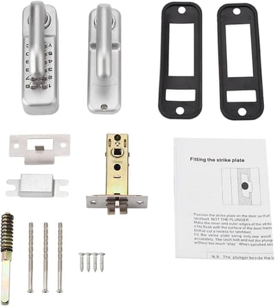 Dailygoods- Digitale Kastslot 1-11 Digit Combinatie - Zinklegering - Encrypted Lock - Sleutelloos - Veilig en Duurzaam - Geschikt voor Kantoordeuren - Codelock