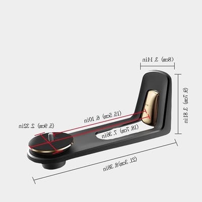 Projector Beugel - Wandmontage Statief - Thuisbioscoop Inrichten - Aluminiumlegering Materiaal - 360 Graden Draaibaar - Zilverkleurig