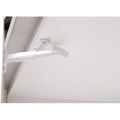 Dream Baby Veiligheidshaakjes Keukenkastjes - Kinderbeveiliging voor Kasten - Kastslot - Kast Beveiliging Baby - Eenvoudig te Monteren - 14 Stuks - Wit