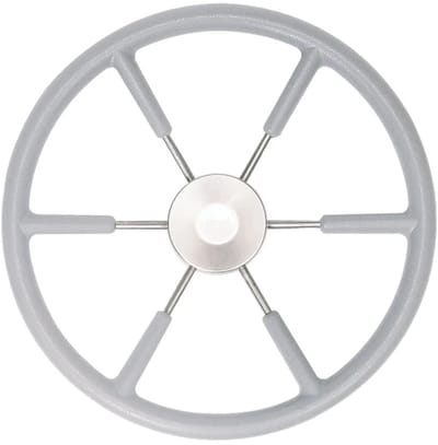 VETUS RVS Stuurwiel Ø450mm met grijze Rand | KS45G