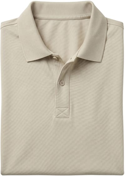 Heren Poloshirts Korte Mouw - Polo Shirt Heren - GB150-23 - Beige - Maat M