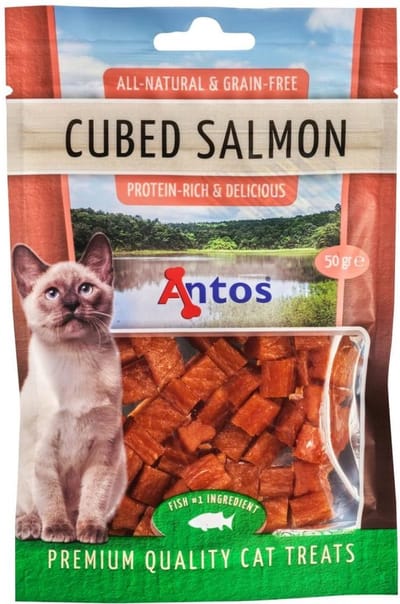 CAT TREATS CUBED ZALM 50 GR
