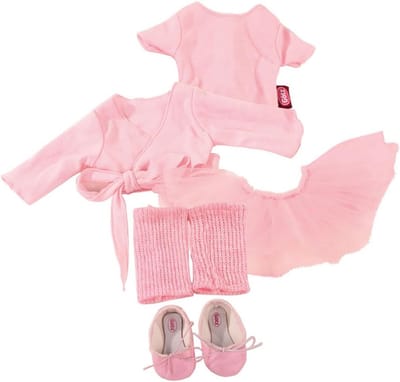 7-Delige Ballerina Kleding & Accessoireset voor Staande Poppen 45-50 cm