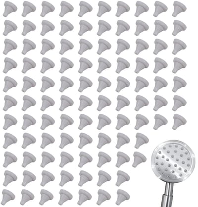 Dailygoods - Douchekop Sproeiers 100 Stuks Siliconen 7,6x8mm | Vervangende siliconen sproeimondjes voor douchekoppen met ca. 4mm opening, badkamerreparatie en waterstraal onderhoud