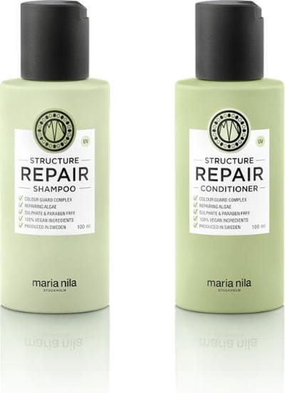 Maria Nila - Structure Repair Travel Set (Shampoo 100ml + Conditioner 100ml)