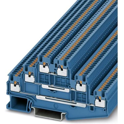 Phoenix Contact 3213726 Meeretageklem 3.5 mm Snelaansluiting Blauw 50 stuk(s)