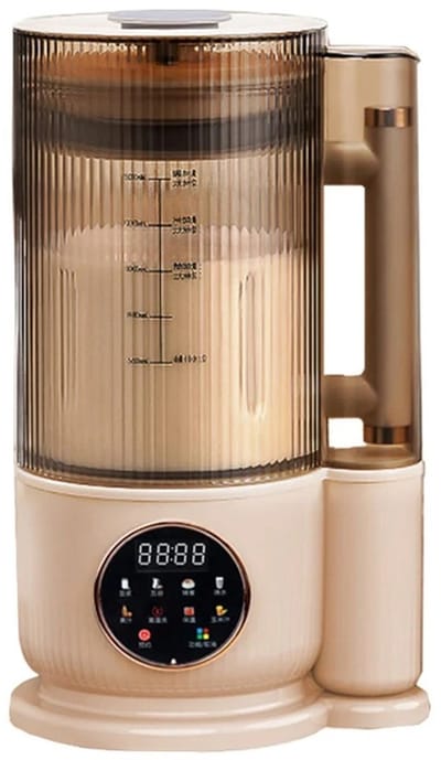 Aafinity Blender - Staafmixer - Juicer - Blender to go - Sojamelk maker - 1500 ML - Kaki - 12 delig mes - Glas materiaal