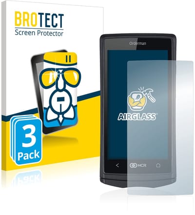 Screenprotector 3 Stuks voor Orderman 5 Beschermglas transparant