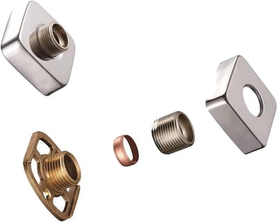 Douche Klemschroeven Set - Wandbevestiging Kit - Douchekraan Montage - Snelle Bevestiging - 3/4 Inch - Chroom