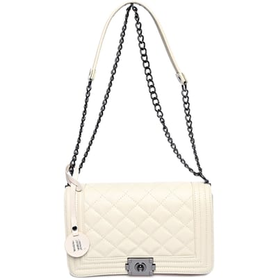 Anna Luchini Beige Rundleer Tas