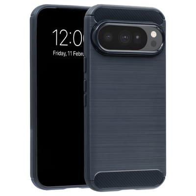imoshion Hoesje - Geschikt voor Google Pixel 11 Pro - Brushed Backcover - Donkerblauw