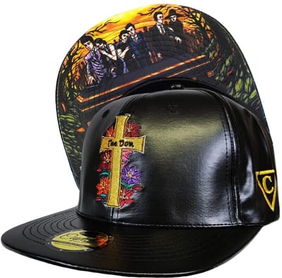 Capiche® Snapback Pet – De Don Is Weg No.4 – Zwart – Verstelbaar met Druksluiting – Pet Mannen – The Don Is Gone – Maffia Collectie