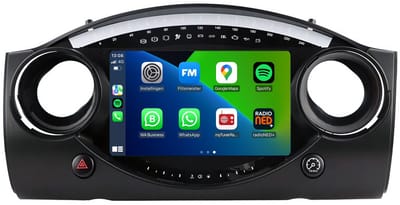 Carplay autoradio voor Mini Cooper R50 | Cooper S R53 | Cabrio R52 | One R50 | 2000 t/m 2007 | Android 13 | Draadloos Apple Carplay & Android Auto | 2GB + 32GB | Davilon | 2025 model | 2000 2001 2002 2003 2004 2005 2006 2007 | Bluetooth & Wifi