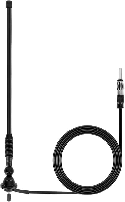 Maritieme Radio Antenne - Waterdichte Auto Antenne - Voertuig Communicatie - Corrosiebestendig Rubber - 40cm Lengte - Zwart