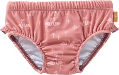 Fresk Luierbroek/ Zwembroek 86 - Ruimte voor Zwemluier - Sneldrogende Zwemkleding - UV-bescherming UPF 50 - Zwemshort Meisjes - Oudroze - Flamingo