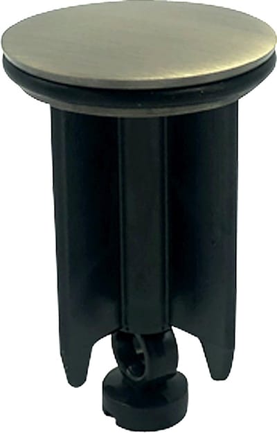 Waterval Metaalstop Waste Plug Universeel – Plugstop badkamer - afvoerplug voor wastafel en bidet - Brons 40mm
