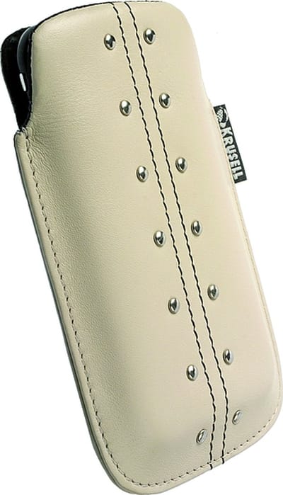 Krusell Kalix Lederen Beschermhoes - M - Beige