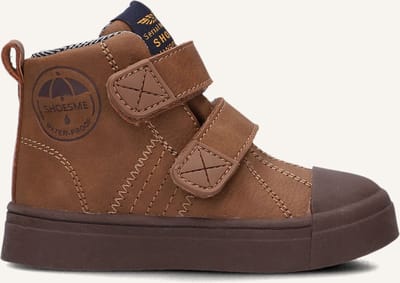 Shoesme Cognac Water-Proof Bootie - Sneakers Kinderen - Jongens - Cognac - Microfiber nubuck - Maat 24