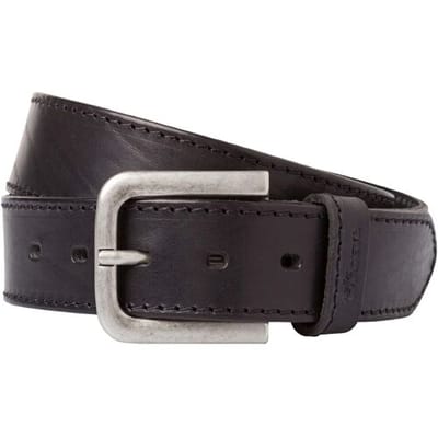Gardeur Leren Jeansriem Zwart / male