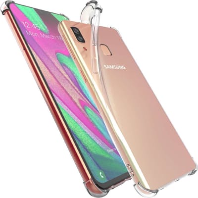ebestStar - Hoes geschikt voor Samsung A40 Galaxy SM-A405F, Silicone Slim Cover Case, Versterkte Hoeken en Randen hoesje, Transparant
