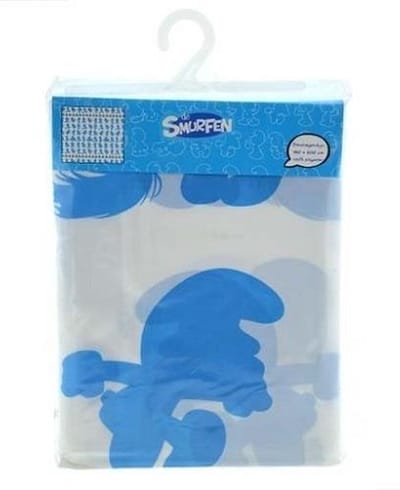 smurfen douche gordijn 180x200 cm 100% polyester