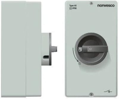 NORWESCO werkschakelaar 4P 16A DC (602250)