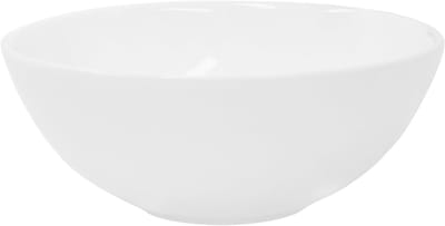 White-Label® Waskom - Opzetwastafel Rond - Kleine Opbouw - Wit