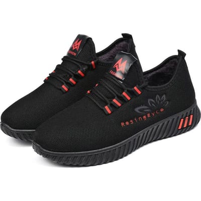 Dames Winter Stoffen Schoenen Sportschoenen Ultralicht Ademend Moederschoenen Slijtvast Plus Fluweel Katoenen Schoenen 35