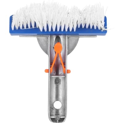 Brosse de piscine 5,5 pouces Portable Nylon Brosse de nettoyage pour mur et fond de piscine Accessoire gray