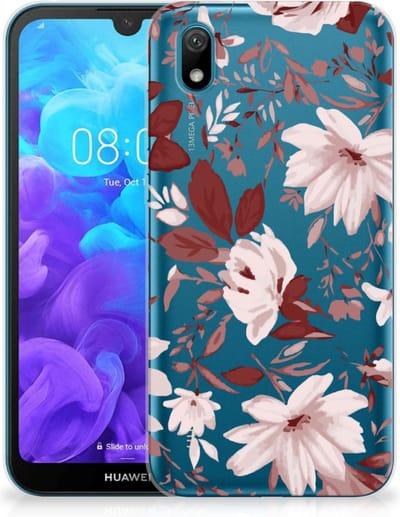 Hoesje maken Huawei Y5 (2019) Watercolor Flowers