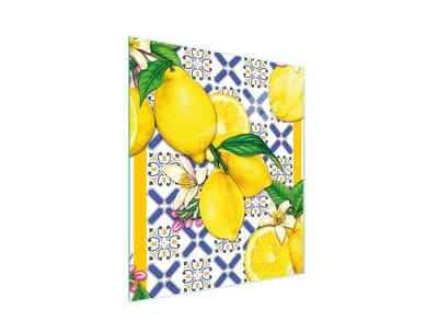 TMK ArtDeko - Serie - Snijplank - Glas - 45x52cm - Citroenen