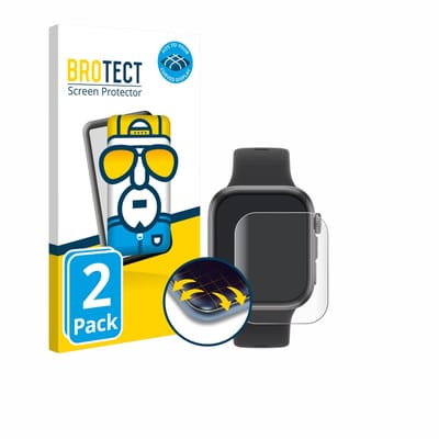 BROTECT - Screenprotector voor Huawei Watch Fit 4 - Folie Beschermfolie transparant volledig dekking - 2 Stuks