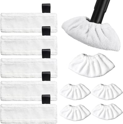 Allecto Plus - Accessoires Stoomreiniger: microvezel doekenset voor handstoomreiniger SC1 SC2 SC3 SC4 SC5 SV7 - 10 stuks