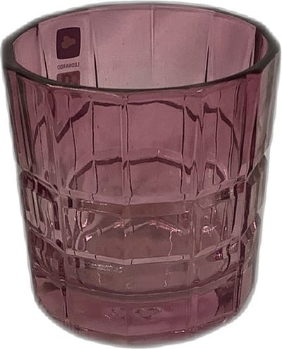 Leonardo waterglas roze 25cl
