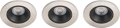 Philips Abrosa inbouwspot - 3-lichts - nikkel